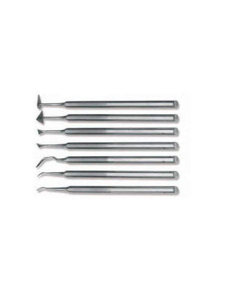 HERRAMIENTA ACERO SET 7 UNID. - 2036