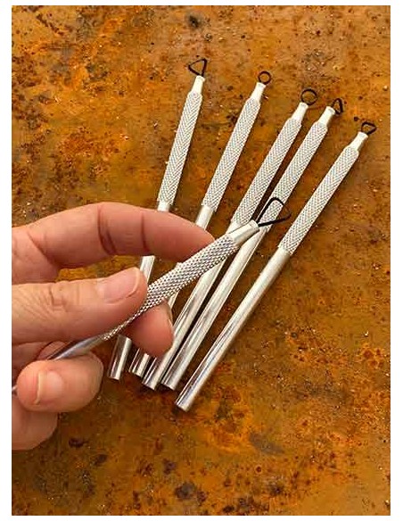 Kit Vaciadores Cerámica detalle Metal 2034A