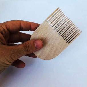 Peine madera herramienta 2