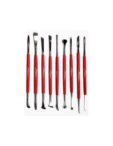 Kit Herramientas detalle Xiem Tools Rojo 9 unidades