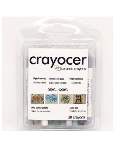 Tiza Cerámica Crayocer Kit 20 unidades