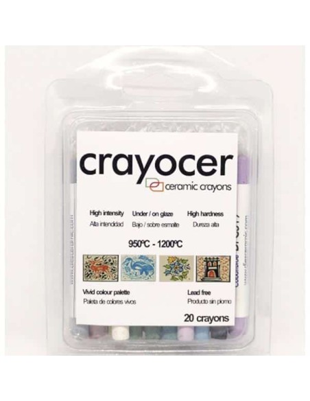 Tiza Cerámica Crayocer Kit 20 unidades