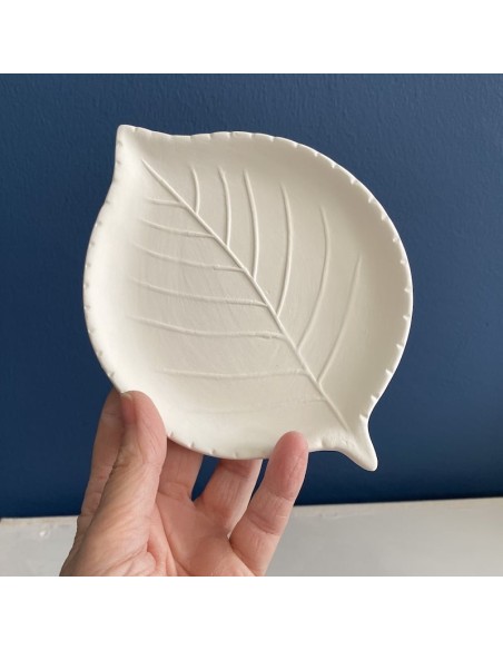 Plato hoja 12X15 cm - BLAT