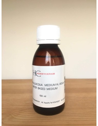 Medium para porcelana al agua 100 ml.