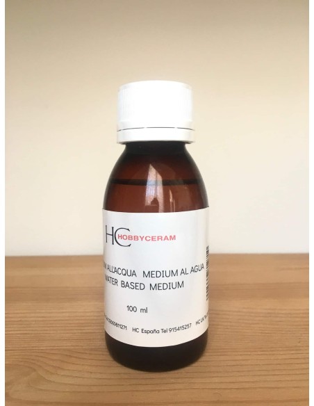 Medium para porcelana al agua 100 ml.