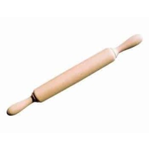 Rodillo de madera con mango 45 cm