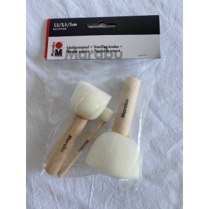 Pincel de espuma Kit 3 u. 2