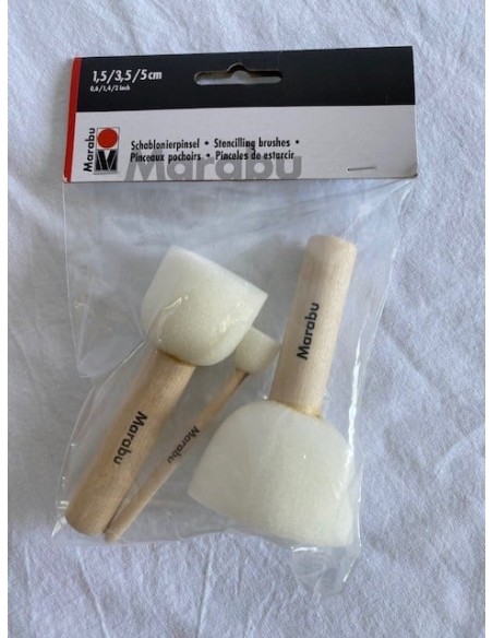Pincel de espuma Kit 3 u.