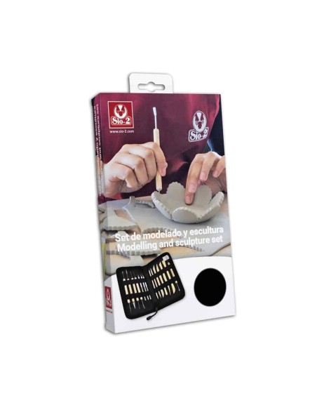 Set de modelado y escultura SIO-2 14 pcs.