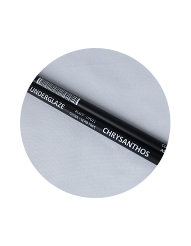 Lapicero cerámico negro Chrysanthos
