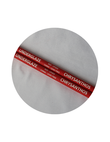 Lapicero cerámico rojo Chrysanthos