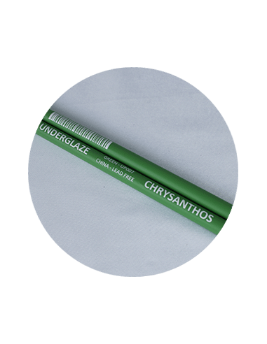 Lapicero cerámico verde Chrysanthos