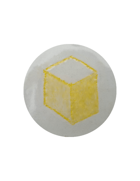 Lapicero cerámico amarillo Chrysanthos