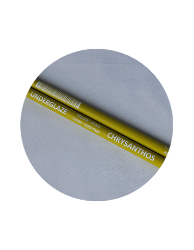 Lapicero cerámico amarillo Chrysanthos