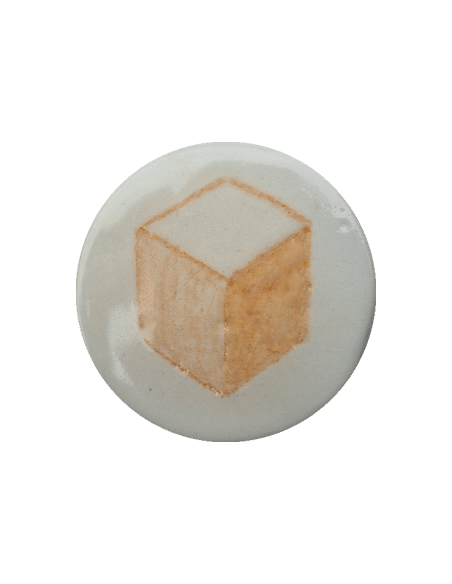 Lapicero cerámico marrón Chrysanthos