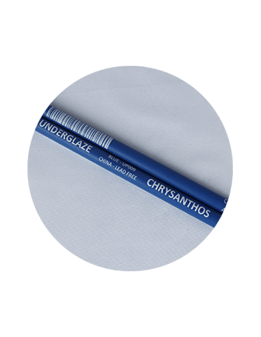 Lapicero cerámico azul Chrysanthos