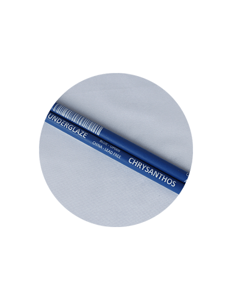 Lapicero cerámico azul Chrysanthos