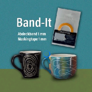 Cinta adhesiva reservante 1 mm/ 18 m. BANDIT