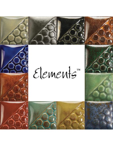Kit 12 colores Serie EL-Elemets Mayco 118 ml.