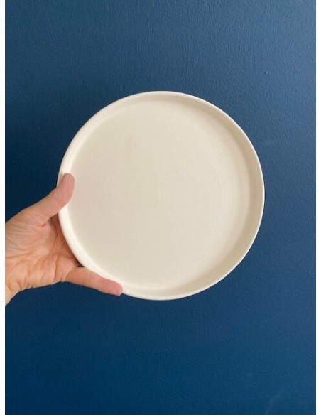 Plato liso con borde 20 cm. - MODE