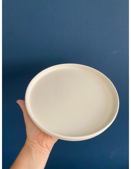 Plato liso con borde 20 cm. - MODE