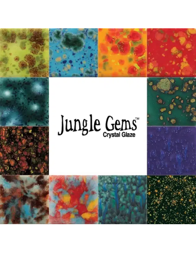 Kit 12 colores CG-KIT Crystal Jungle Glazes