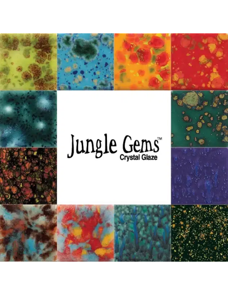 Kit 12 colores CG-KIT Crystal Jungle Glazes