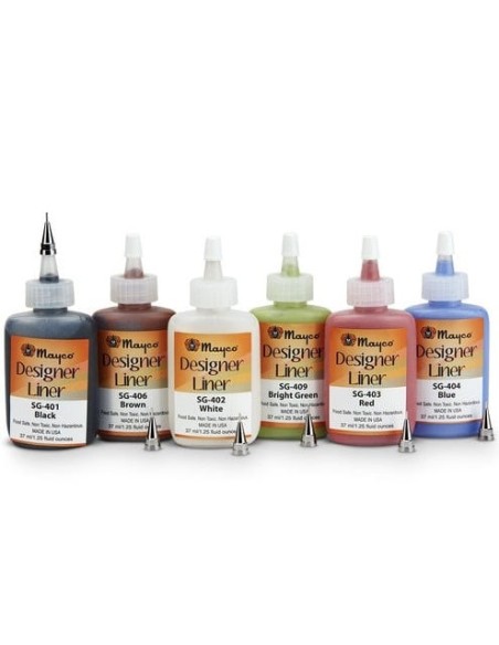 Kit 6 colores Designer Liner