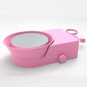 Torno cerámico Quark S+ rosa
