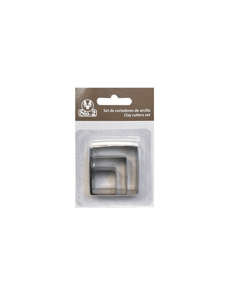 Set de cortadores SIO-2 Cuadrado 3 pcs
