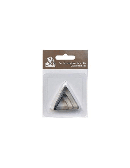 Set de cortadores SIO-2 Triángulo 3 pcs