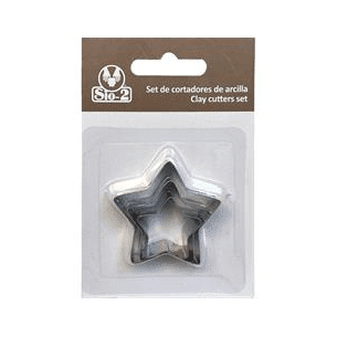 Set de cortadores SIO-2 Estrella 3 pcs