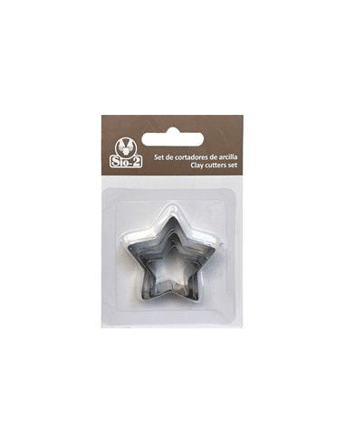 Set de cortadores SIO-2 Estrella 3 pcs