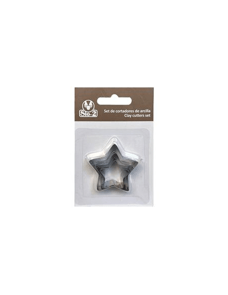 Set de cortadores SIO-2 Estrella 3 pcs