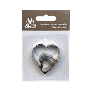 Set de cortadores SIO-2 Corazón 3 pcs