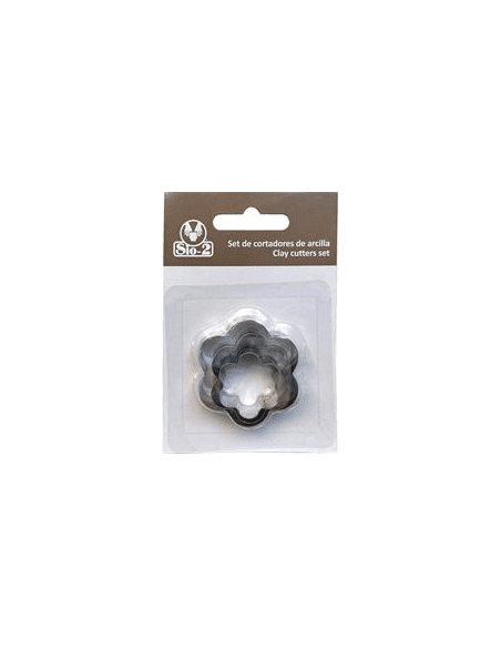 Set de cortadores SIO-2 Flor 3 pcs