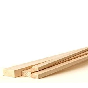 Listones de madera 6 unidades