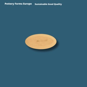 Oval 12.7X25.4 cm.
