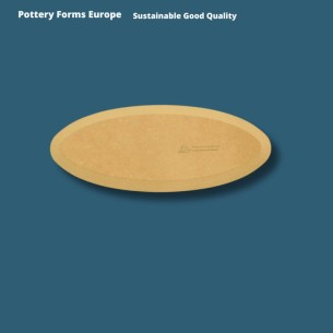Oval 20.3X38.1 cm.