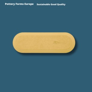 Rounded Rectangle 11.4X34.3 cm.