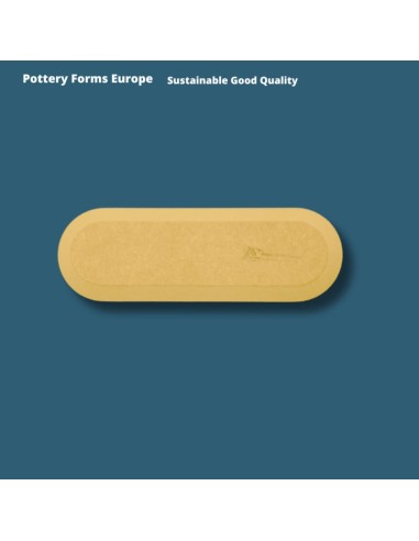 Rounded Rectangle 11.4X34.3 cm.