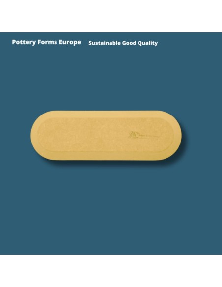 Rounded Rectangle 11.4X34.3 cm.