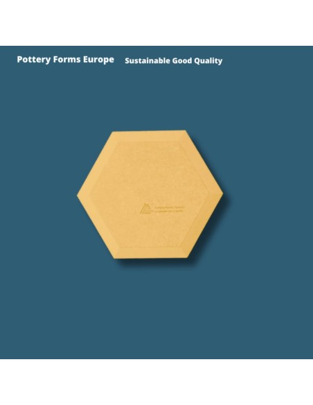 Hexagon 20.3 cm.