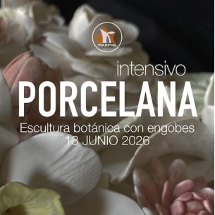 Curso Intensivo Azulejo Botánico con engobes en Porcelana