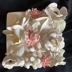 Curso Intensivo Azulejo Botánico con engobes en Porcelana 2