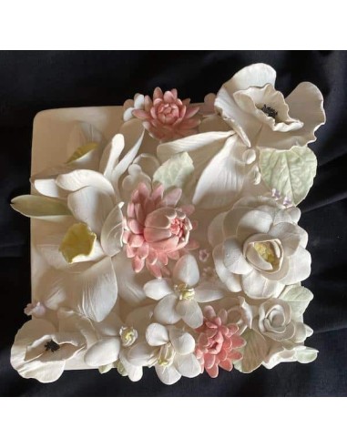 Curso Intensivo Azulejo Botánico con engobes en Porcelana