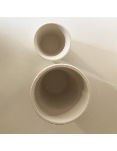 Vaso bizcocho facetado pequeño FAKL