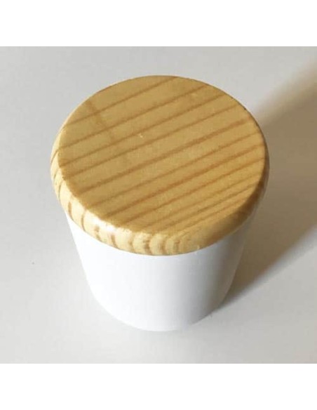 Bote bizcocho con tapa de madera DOHOS