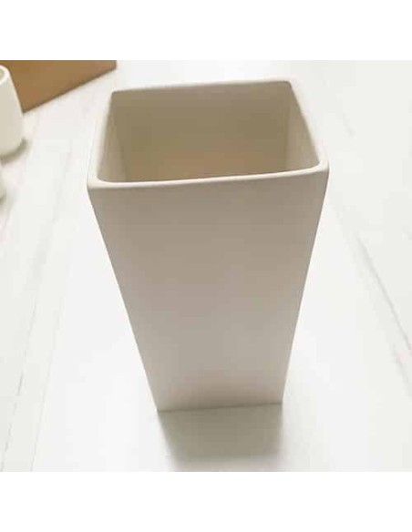 Jarrón Cuadrado 22 cm