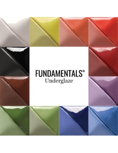 Kit de engobes Fundamentals® Underglazes 118 ml. 12 u.